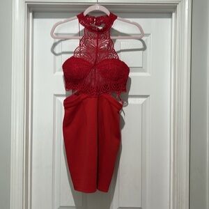 Hello Molly cutout bandage style dress, small